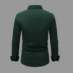 Men’s Long Sleeve Shirt Notched Collar