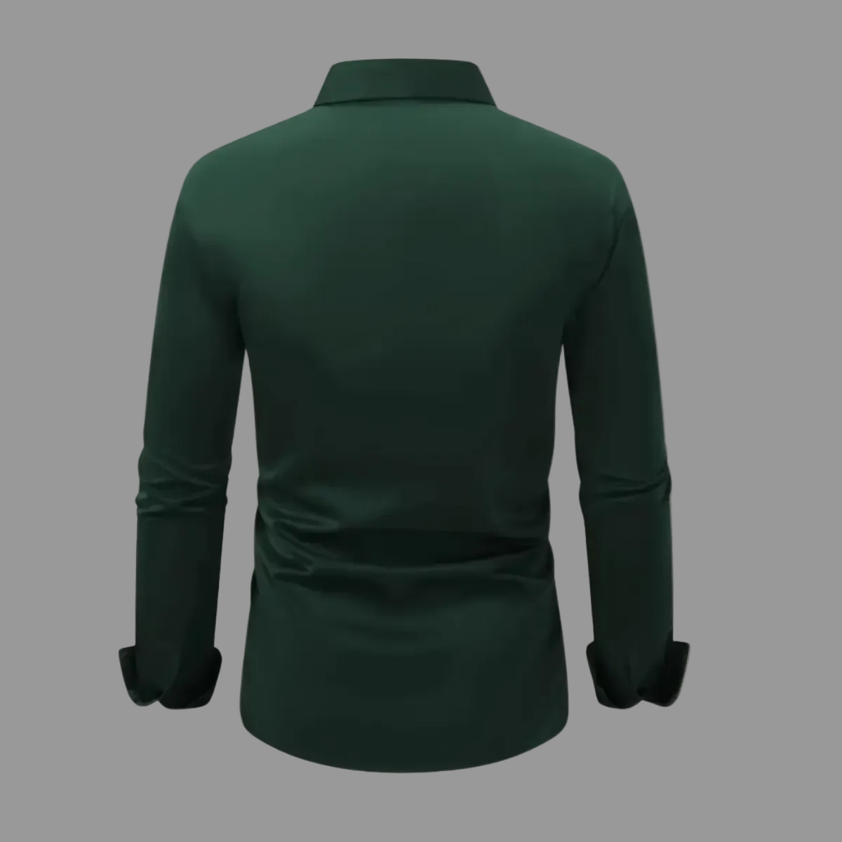 Men’s Long Sleeve Shirt Notched Collar
