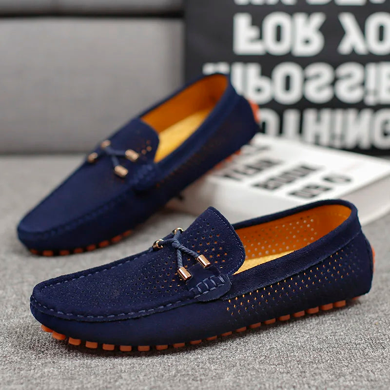 Men’s breathable slip-on loafers casual shoes