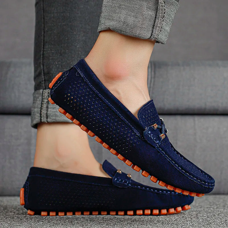 Men’s breathable slip-on loafers casual shoes