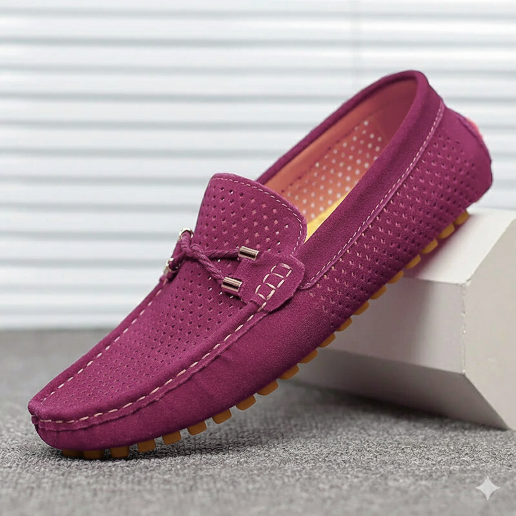 Men’s breathable slip-on loafers casual shoes