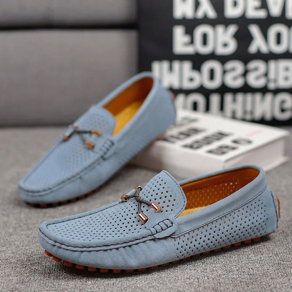 Men’s breathable slip-on loafers casual shoes