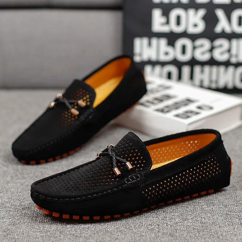 Men’s breathable slip-on loafers casual shoes
